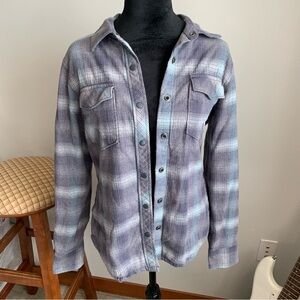 Prana Casual Plaid Button Up Shirt